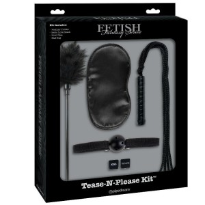 Tease-N-Please Limited Edition BDSM Kit from PIPEDREAM's FETISH FANTASY series.