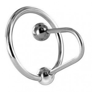 Glans ring with urethral dilator from METAL HARD
