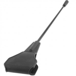 black riding crop with silicone head from the FETISH FANTASY series by PIPEDREAM