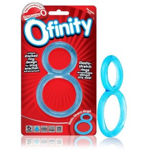 Double OFINITY Blue Phallic Ring by SCREANING O
