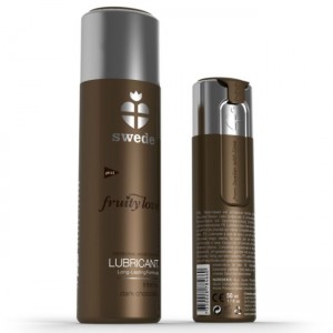 Lubricant "FRUITY LOVE" flavored with dark chocolate 100 ml by SWEDE