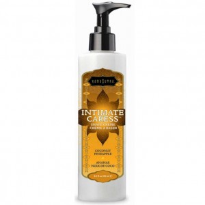 Coconut and pineapple scented shaving cream "INTIMATE CARESS" 250 ml by KAMASUTRA