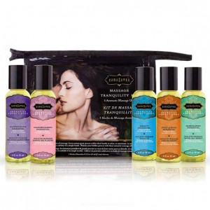 "TRANQUILITY" massage oil set from KAMASUTRA
