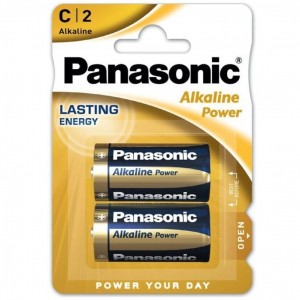 C LR14 alkaline batteries 2 units of PANASONIC