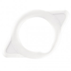 MAXIMUS White Phallic Ring Size M by Joydivision