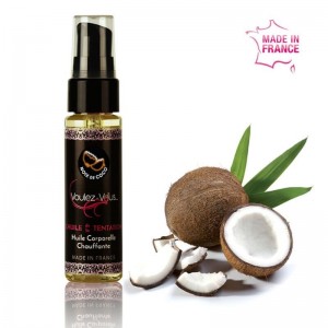 Coconut flavored body oil with heat effect 35 ml by VOULEZ-VOUS