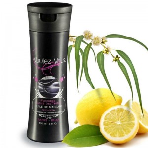 Olio da massaggio stimolante a base di olii essenziali di Eucalipto e limone 150 ml di VOULEZ-VOUS