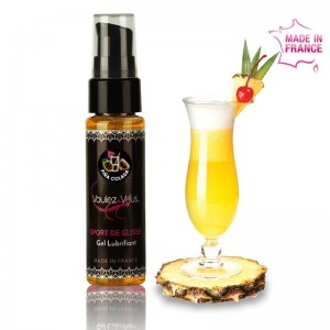 Piña colada flavored water-based lubricant 35 ml by VOULEZ-VOUS