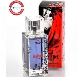 Pheromone-enriched men's perfume "INSTINCT" 50 ml by MIYOSHI MIYAGI