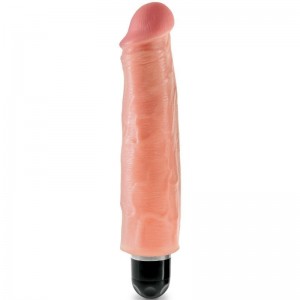 17.8 cm "Vibrating Stiffy" classic realistic vibrator from the King Cock series by PIPEDREAM