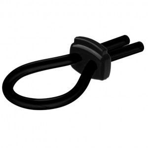 ERECTO MED Black Adjustable Phallic Ring by JOYDIVISION