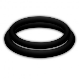 Phallic Rings "POTENZ DUO" Size M Black by Joydivision