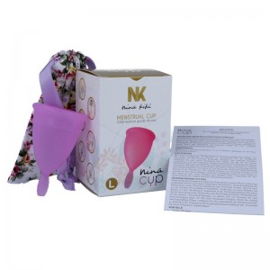 Purple Menstrual Cup Size L by NINA KIKI