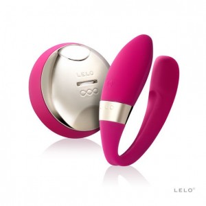 Lilac double C-shaped vibrator with remote control TIANI 2 by LELO