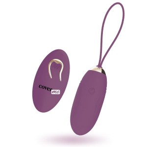 LAPI Purple vibrating ovule with remote control by COVERME
