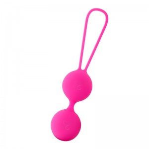 OSIAN TWO pink Kegel exercise balls by MORESSA