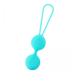 OSIAN TWO turquoise Kegel exercise balls by MORESSA