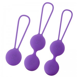 Set of Kegel exercise balls OSIAN SET purple by MORESSA