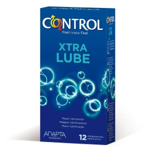 Adapta Nature extra lubricated condoms 12 units by CONTROL
