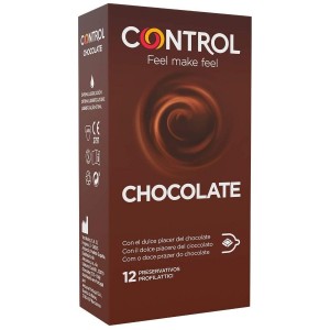 Adapta chocolate-flavored condoms 12 Units by CONTROL