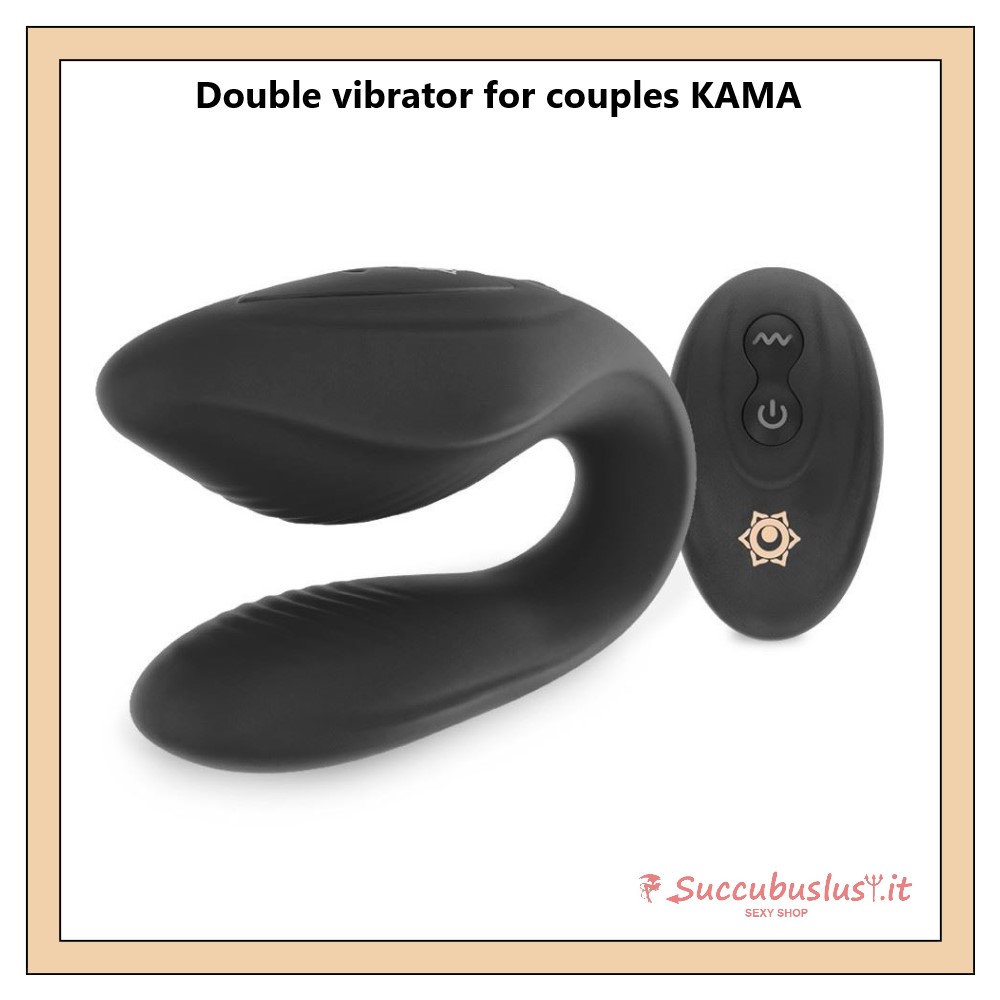 C-shaped vibrator for couples